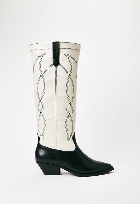 Tillie Western Boot Black/ Birch