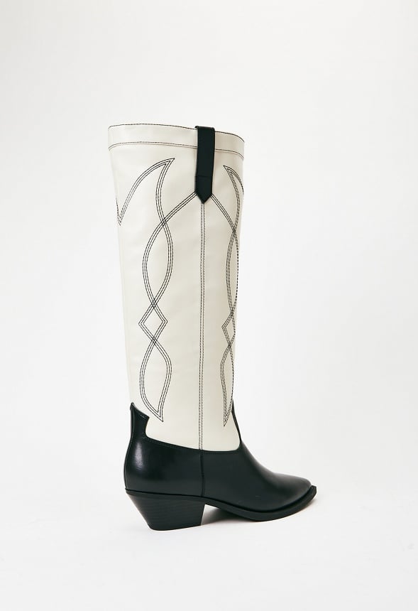 Tillie Western Boot Black/ Birch