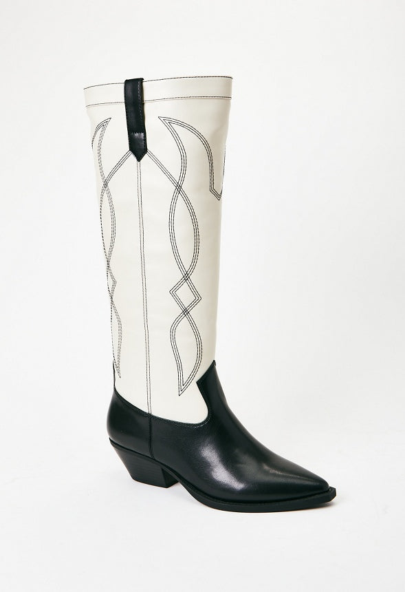 Tillie Western Boot Black/ Birch