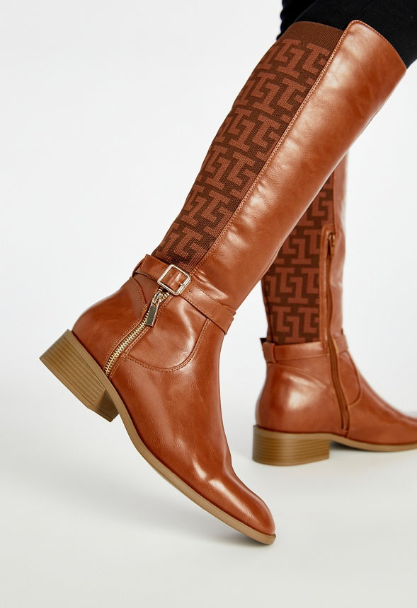 Jem Flat Boot Leather Brown/Chocolate Lab