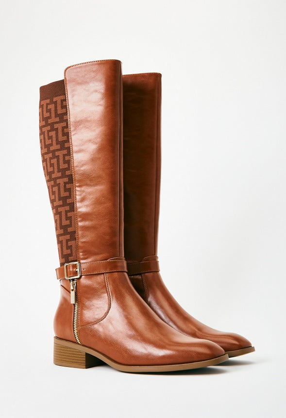 Jem Flat Boot Leather Brown/Chocolate Lab