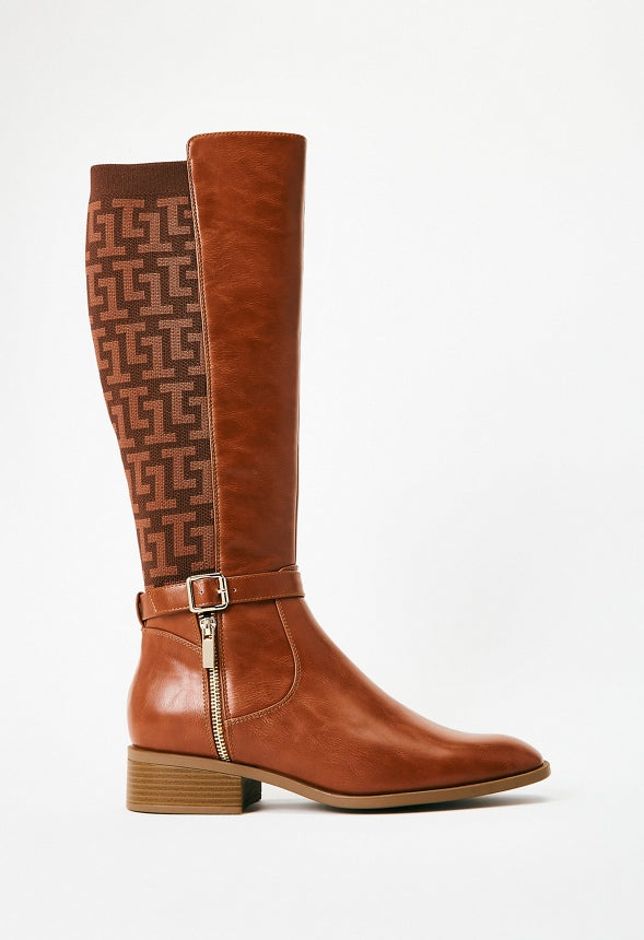 Jem Flat Boot Leather Brown/Chocolate Lab