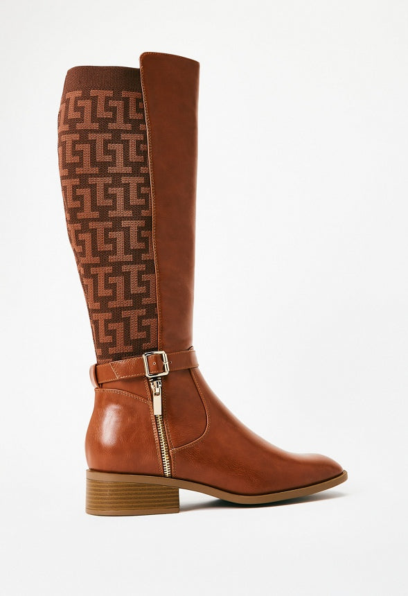Jem Flat Boot Leather Brown/Chocolate Lab