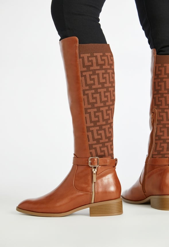 Jem Flat Boot Leather Brown/Chocolate Lab