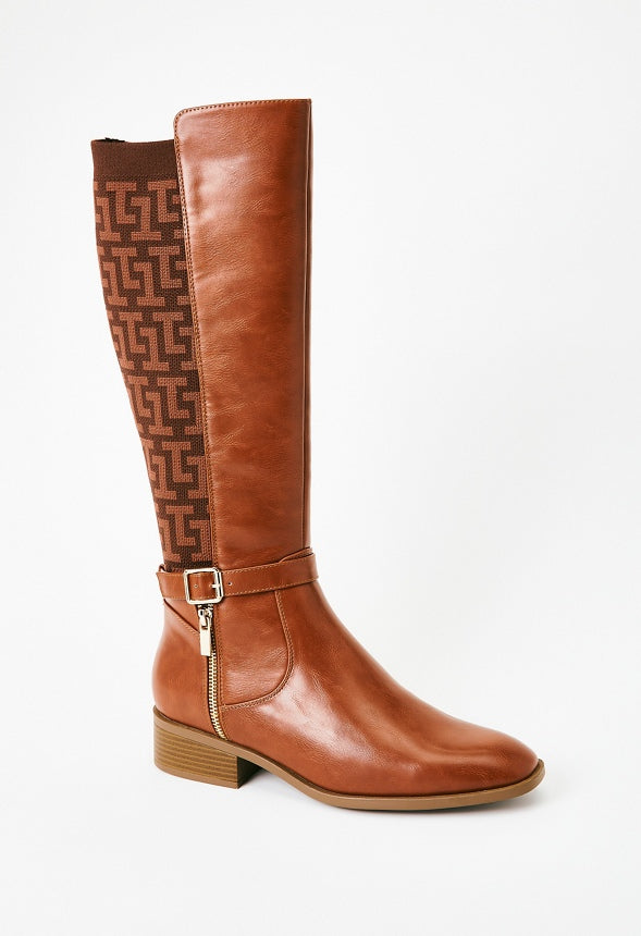 Jem Flat Boot Leather Brown/Chocolate Lab