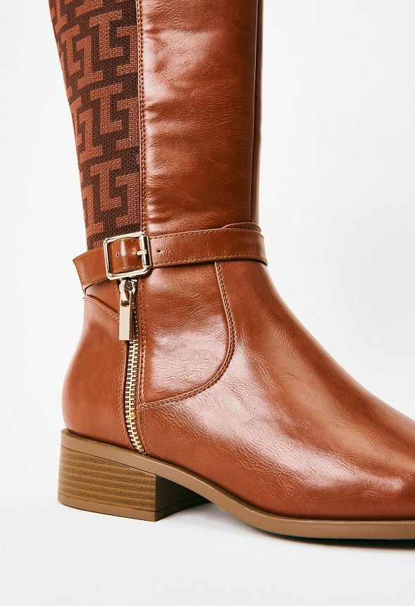 Jem Flat Boot Leather Brown/Chocolate Lab