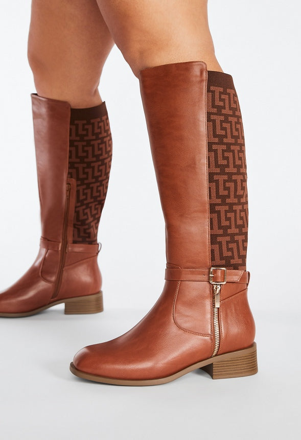 Jem Flat Boot Leather Brown/Chocolate Lab