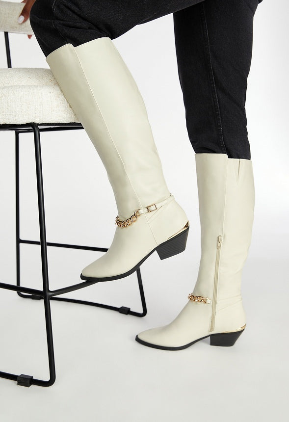 Cady Heeled Boot Birch