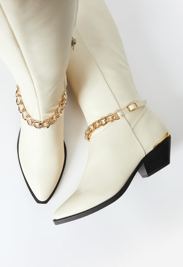 Cady Heeled Boot Birch