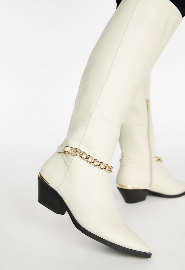Cady Heeled Boot Birch