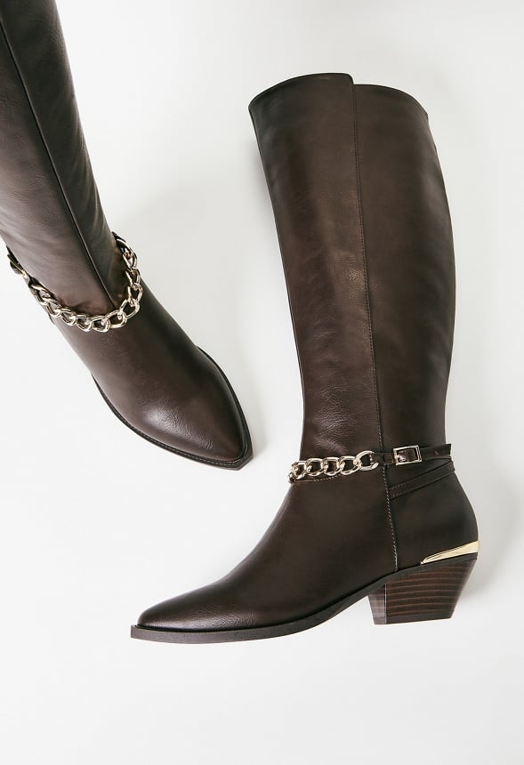 Cady Heeled Boot Coffee