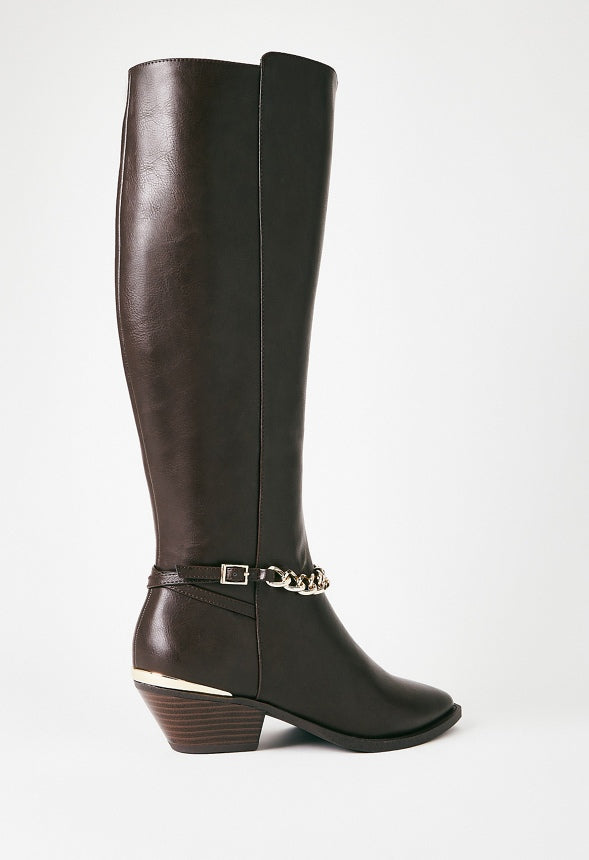 Cady Heeled Boot Coffee