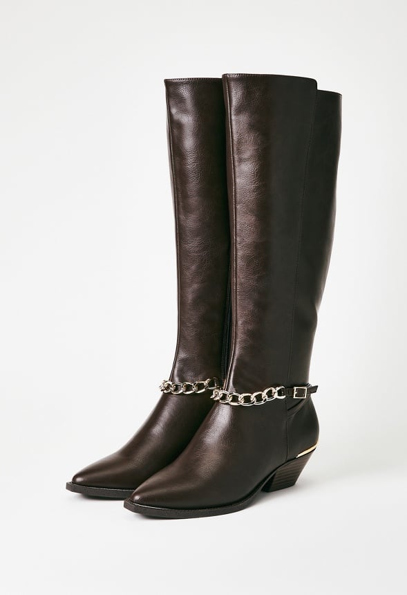 Cady Heeled Boot Coffee