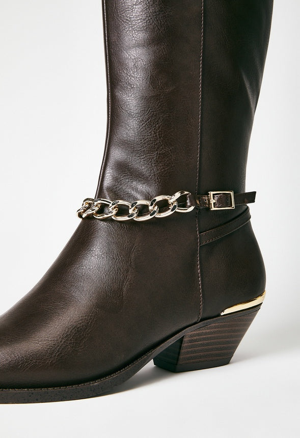 Cady Heeled Boot Coffee
