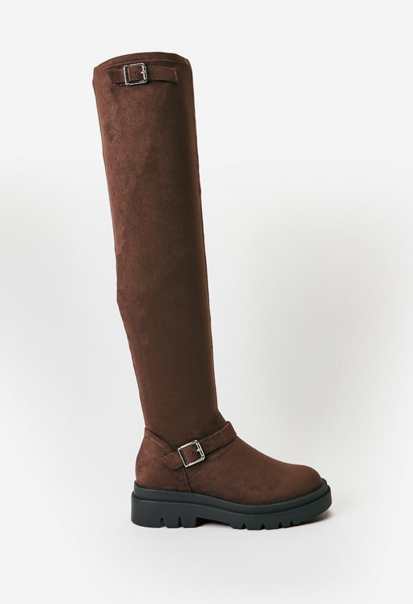Embry Over-The-Knee Flat Boot Coffee
