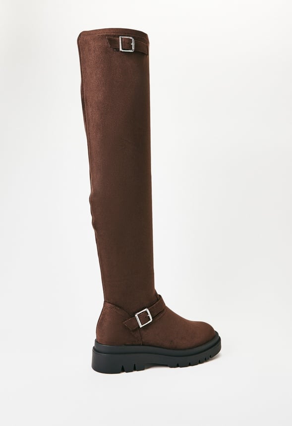 Embry Over-The-Knee Flat Boot Coffee