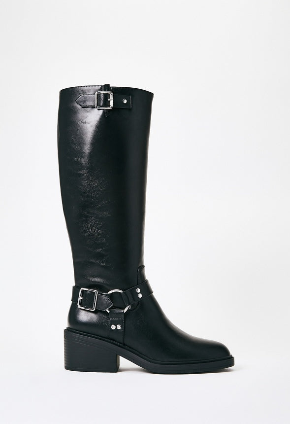 Maddox Flat Boot Black Caviar