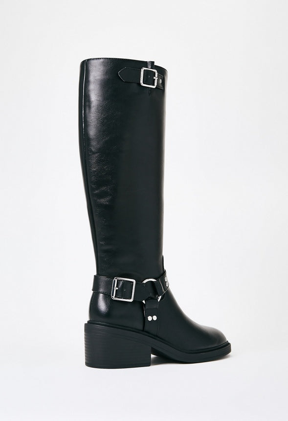 Maddox Flat Boot Black Caviar