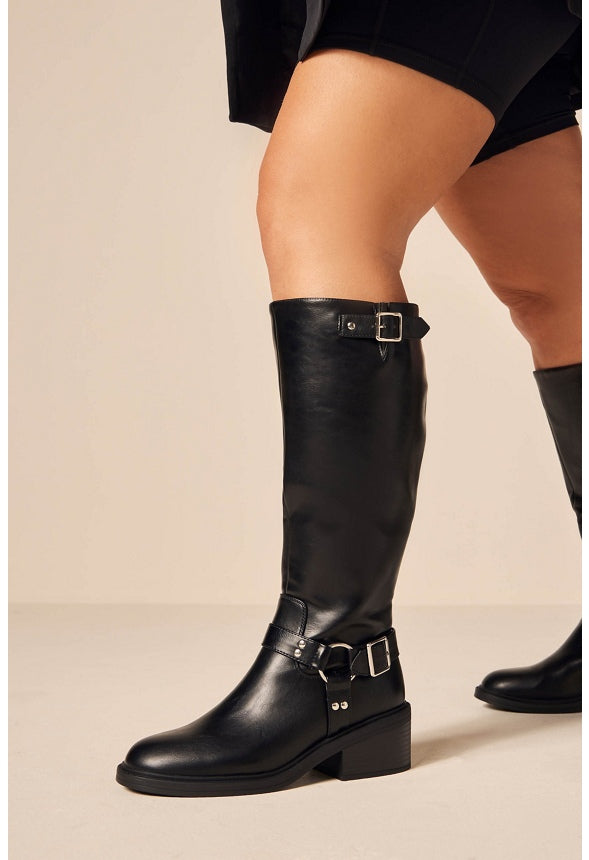 Maddox Flat Boot Black Caviar