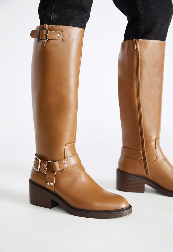 Maddox Flat Boot Brown