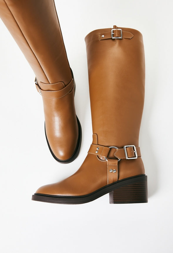 Maddox Flat Boot Brown
