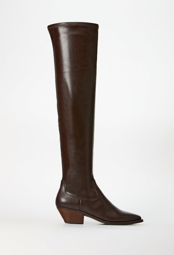 Milla Over-The-Knee Boot Coffee