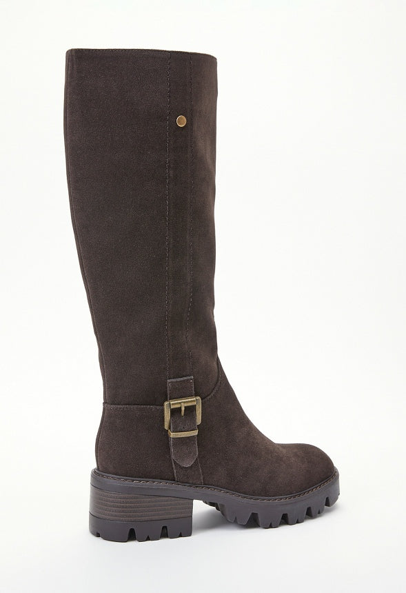 Adrija Lug Sole Boot Coffee
