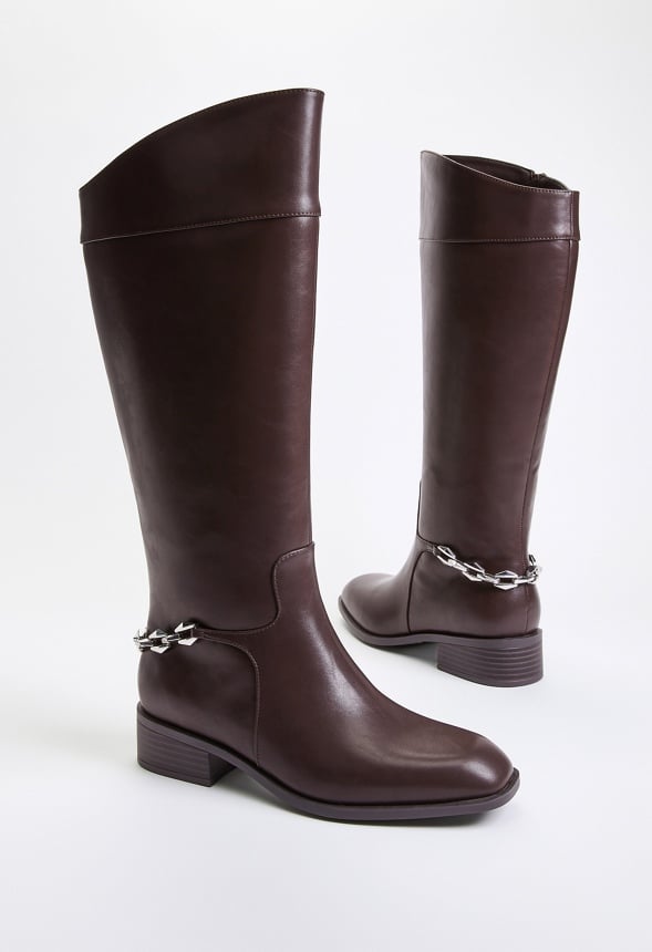 Payton Flat Boot Coffee