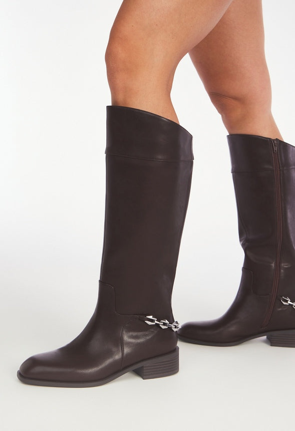 Payton Flat Boot Coffee