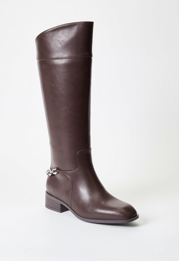 Payton Flat Boot Coffee