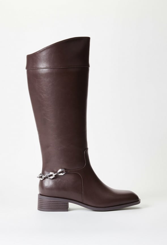 Payton Flat Boot Coffee