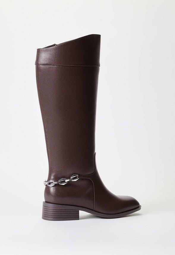 Payton Flat Boot Coffee