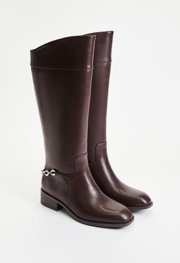 Payton Flat Boot Coffee