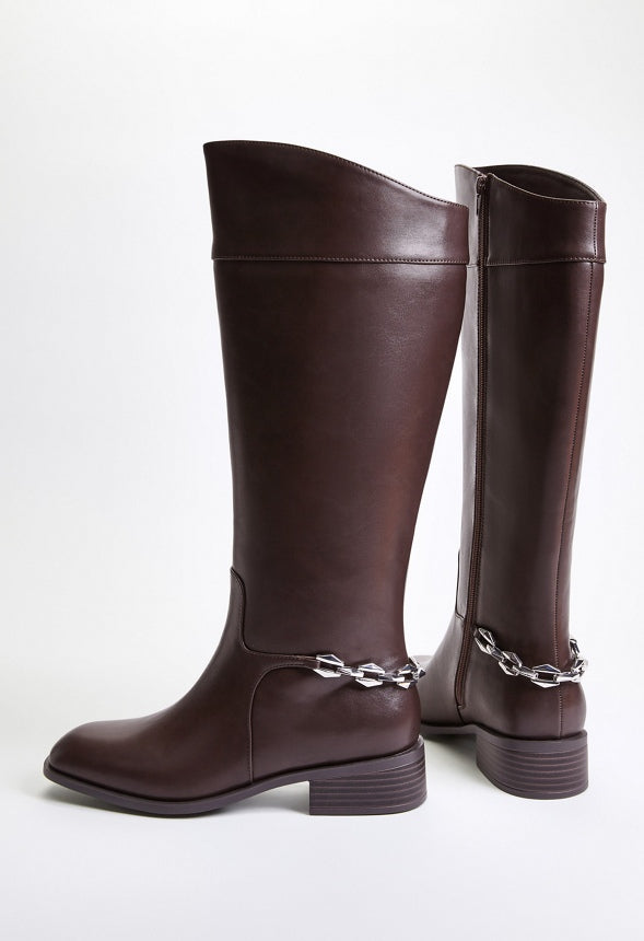 Payton Flat Boot Coffee