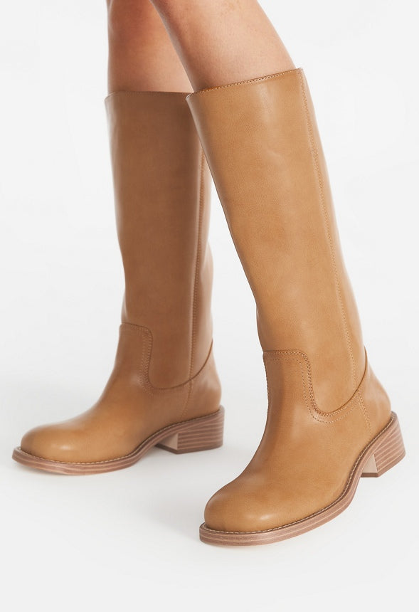 Willa Flat Boot Banana