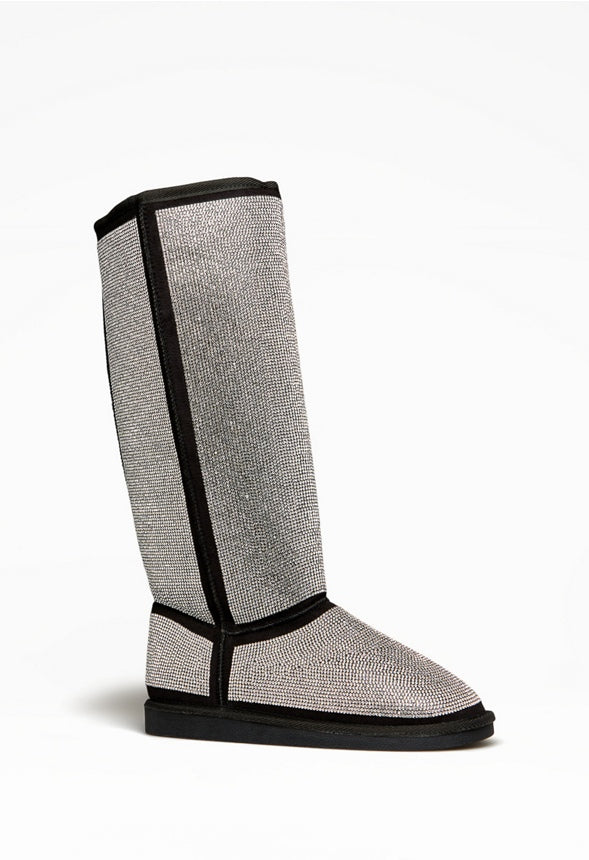 PRYIA FLAT BOOT Black Caviar