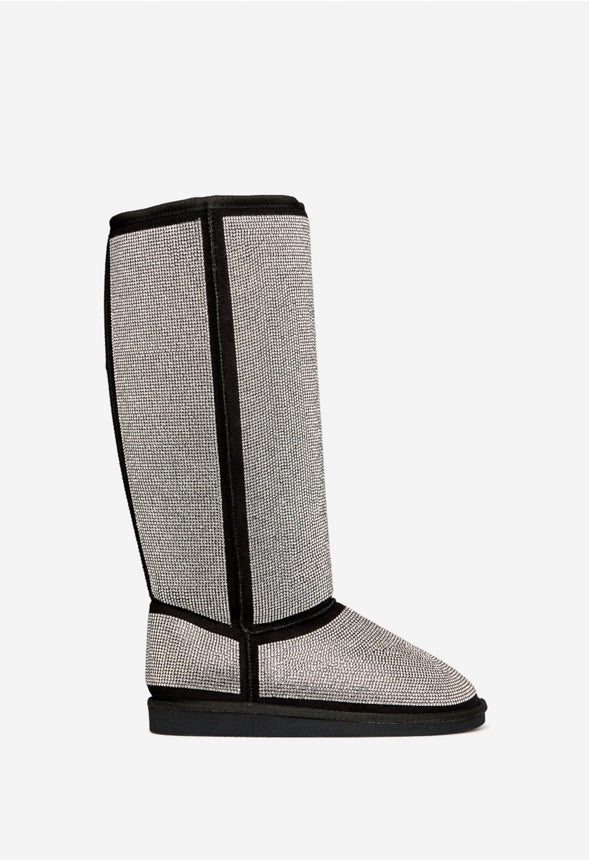 PRYIA FLAT BOOT Black Caviar