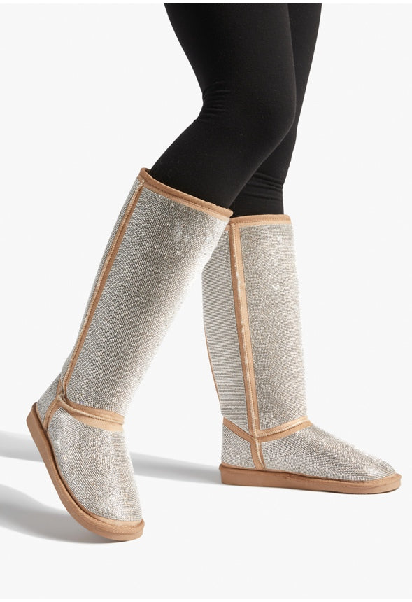 PRYIA FLAT BOOT Beige