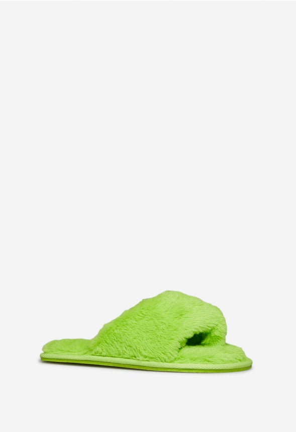 ELSA FUZZY SLIPPER Sharp Green