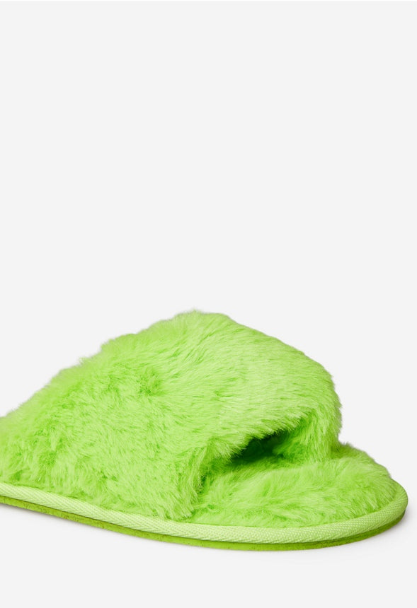 ELSA FUZZY SLIPPER Sharp Green