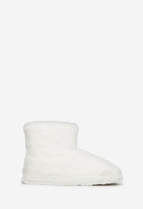 LECIA FUZZIE BOOT Bone