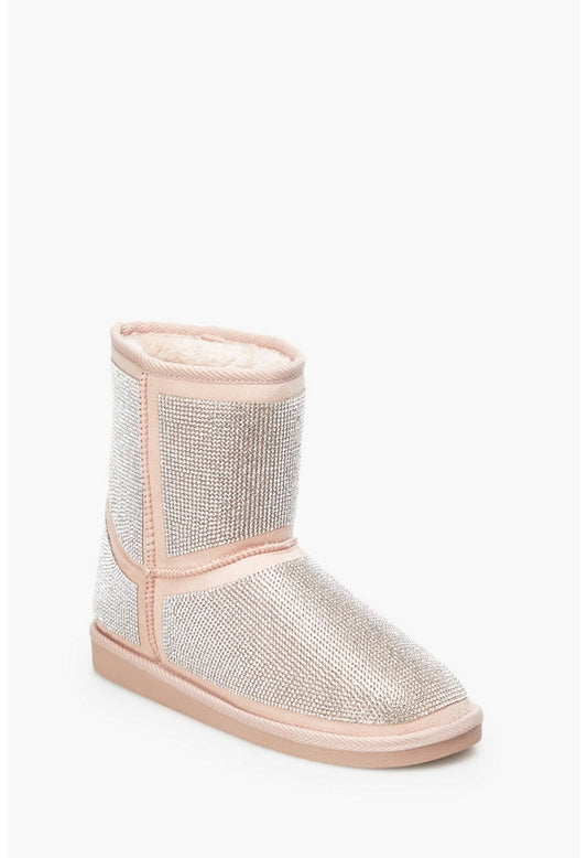 SHATEQUE FUZZY BOOTIE Blush