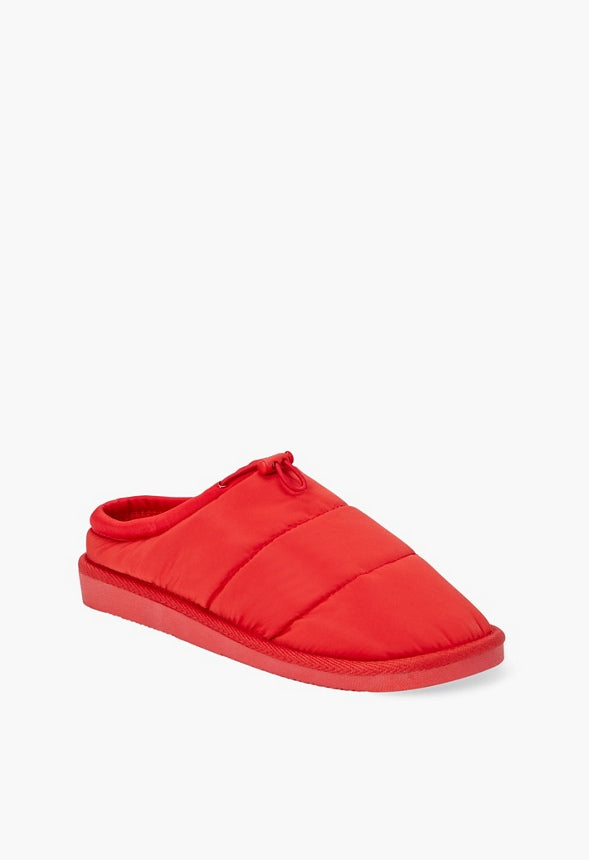 Brenda Puffer Slipper High Risk Red