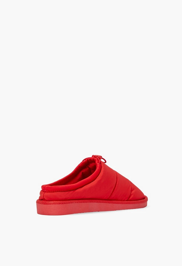 Brenda Puffer Slipper High Risk Red
