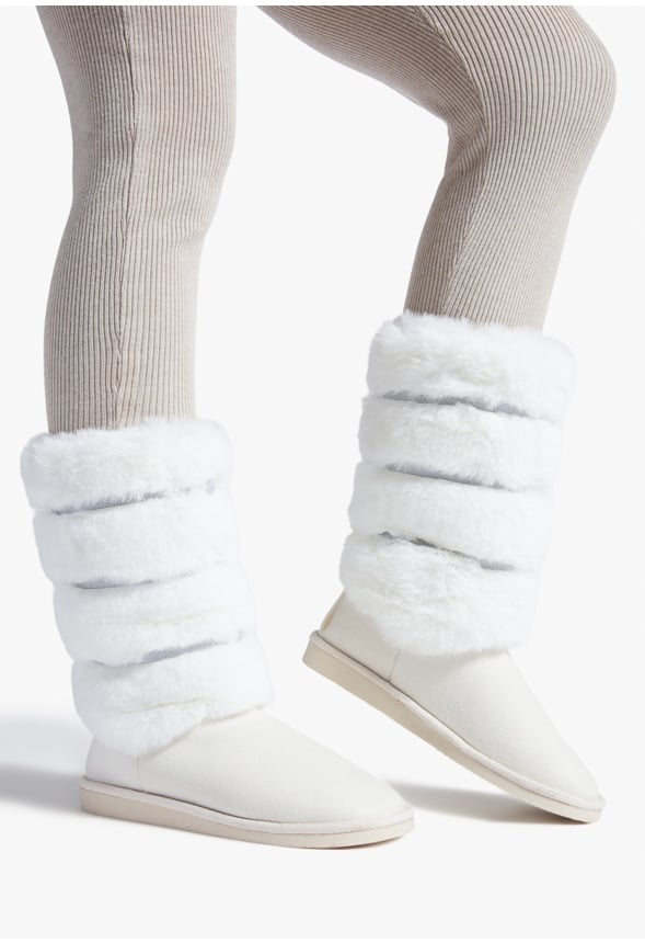 VALENE FUZZIE BOOT Bone