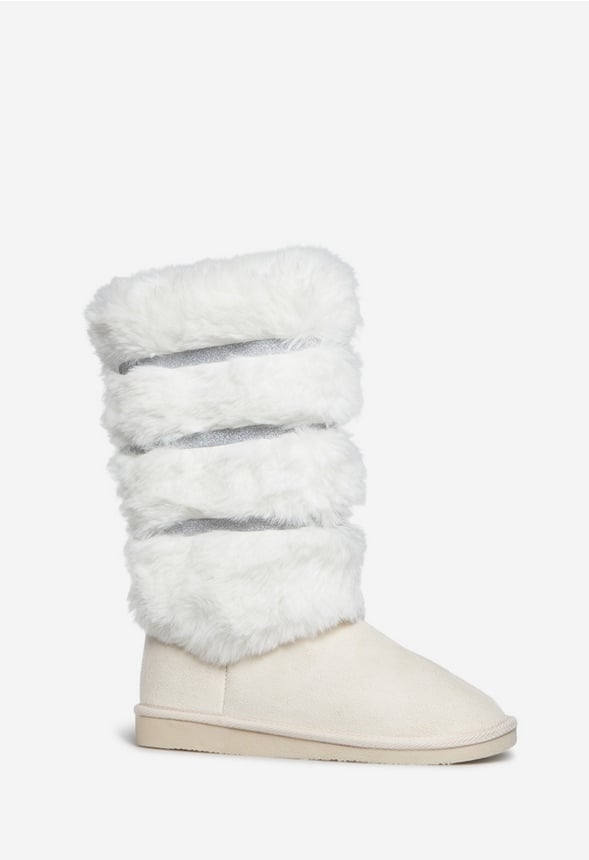 VALENE FUZZIE BOOT Bone