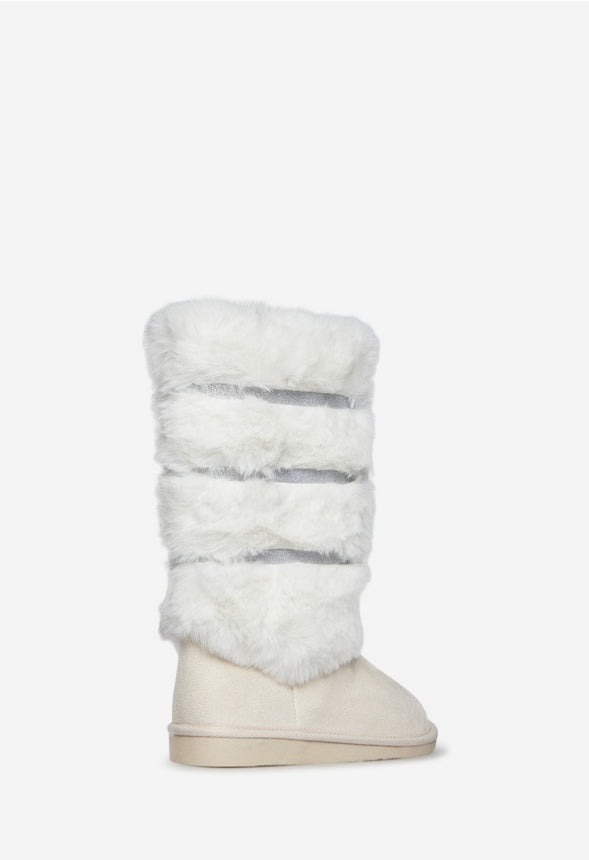 VALENE FUZZIE BOOT Bone