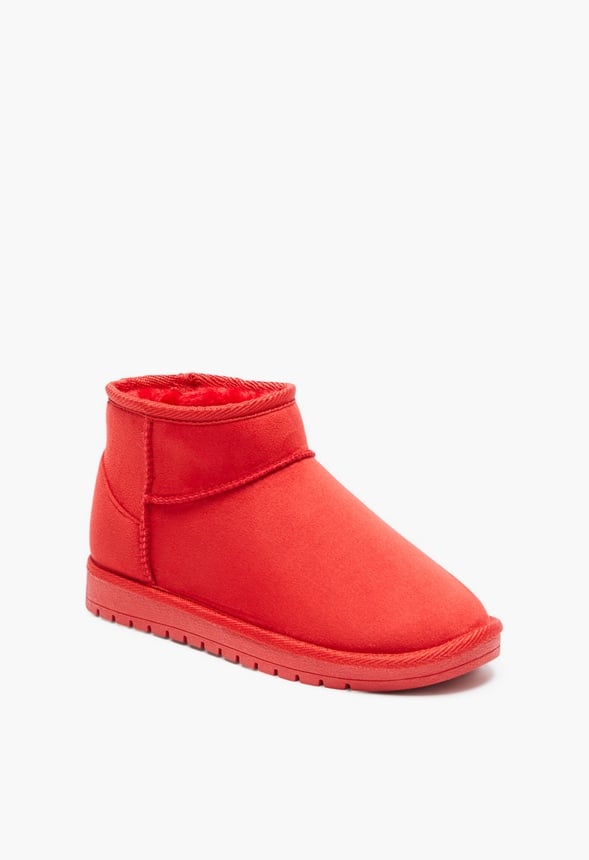 LYNN FUZZY BOOTIE High Risk Red