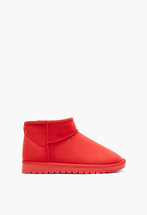 LYNN FUZZY BOOTIE High Risk Red