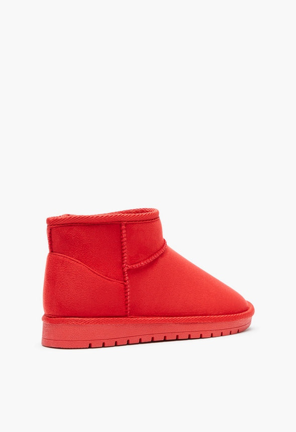 LYNN FUZZY BOOTIE High Risk Red